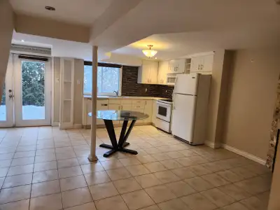 Modern Walk-Out Basement Apartment for Rent (Available Now)