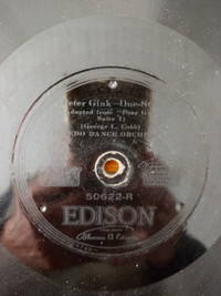 Edison records for sale