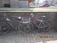 2 21 SPEED CITY BICYCLES FULLY EQUIPPED.$1,100.00