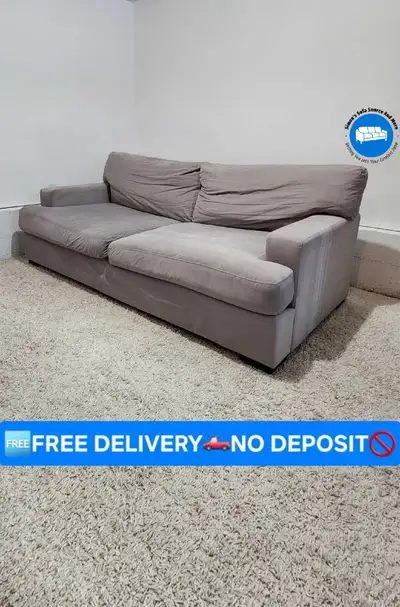 FREE DELIVERY Comfy Beautiful 3 Seater Sofa / Couch NO DEPOSIT, View more
