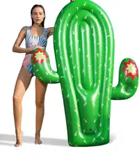 New Inflatable Cactus Pool Float - Water Fun Floats for Swimming