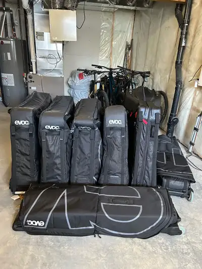 FOR RENTAL: EVOC 285L BIKE TRAVEL BAG EVOC 310L BIKE TRAVEL PRO BAG EVOC 300L BIKE TRAVEL ROAD PRO B...