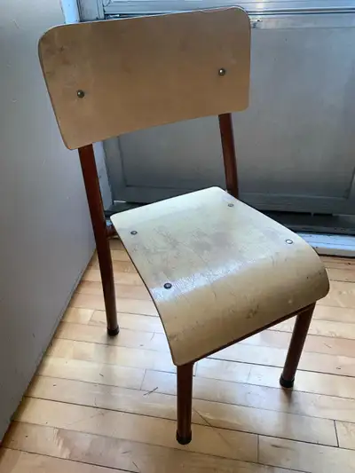 Wooden child’s  chair, View more