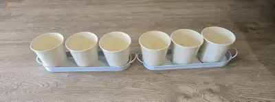 Indoor Herb Growing Trays in like new condition, 2 available., View more