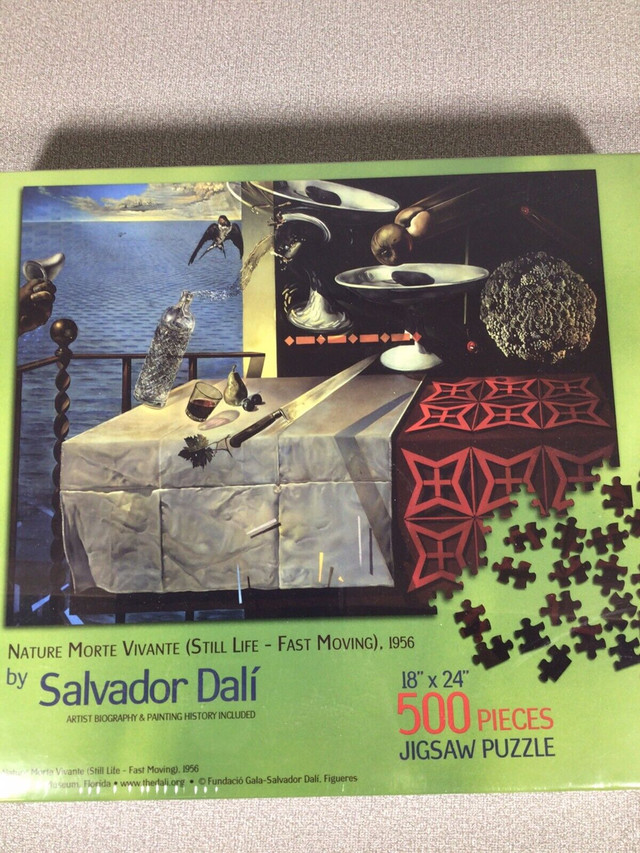 NEW sealed 500 puzzle of Salvatore Dali Still Life Fast Moving in Hobbies & Crafts in Cambridge - Image 3