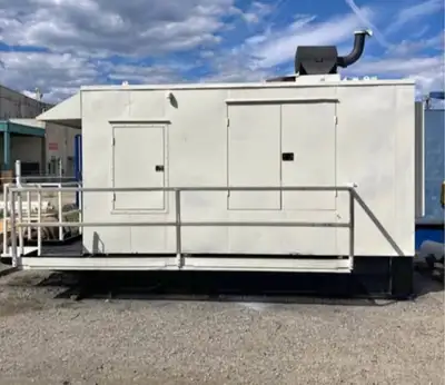 Cummins QSX15 year 1999 Load tested and serviced. Enclosed with base fuel tank. Reman Cummins engine...