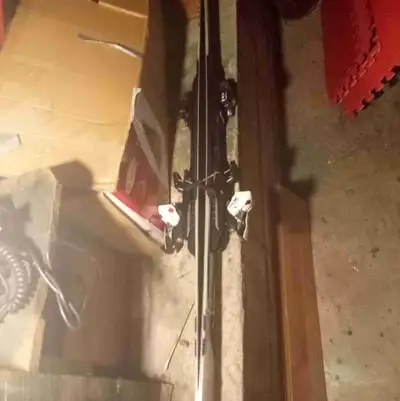 skis and equipment, View more