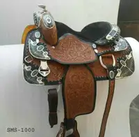 New Western in American Leather & English, German Leather Saddle