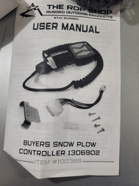 Snow plow Control