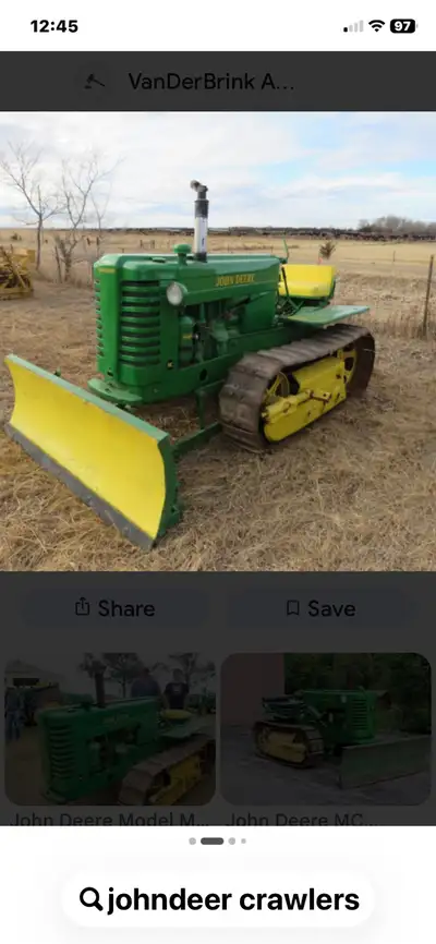 Don’t sell your John Deere crawler cheap, View more