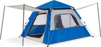 NEW - ABCCAMPING Camping Tent - 4 Person - BLUE