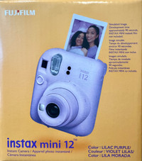 New - Instax Mini 12 Instant Camera - Purple