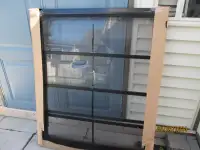 Window with vinyl glazing for sunroom