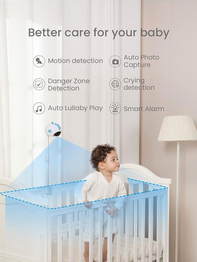 Brand new 2k baby monitor  in Cameras & Camcorders in Oshawa / Durham Region - Image 2