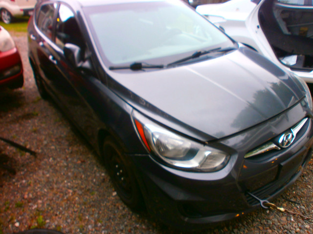 Parting Out 2012 Hyundai Accent Most Parts Fit 2012 to 2017 in Auto Body Parts in Saint John