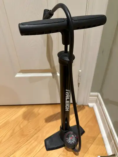 Brand New Raleigh Steel Floor Bike Pump with Gauge, View more