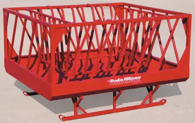7’ X 8’ CATTLE HAY FEEDER 2”x2” Tube Frame 1 1/4” x 1 1/4” Tube Cradle V-Shaped floor for easy feed...