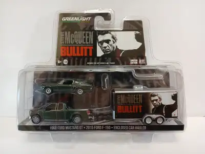 1968 Ford Mustang GT & 2015 Ford F-150. 2015 Greenlight Bullitt, View more