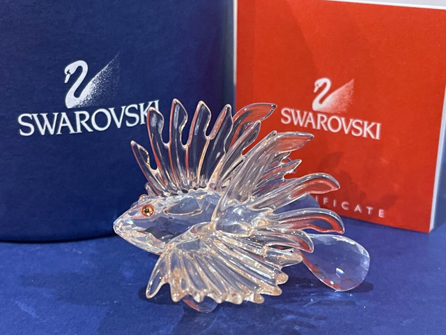 SWAROVSKI CRYSTAL  LION FISH  604011 in Arts & Collectibles in Thunder Bay - Image 3