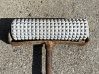Antique concrete indentation roller for sale