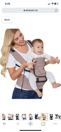 Baby carrier hip seat 
