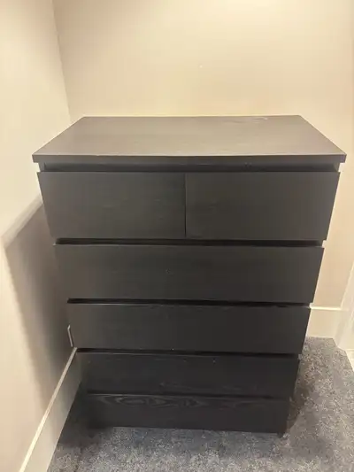IKEA dresser black brown 6 drawers , View more