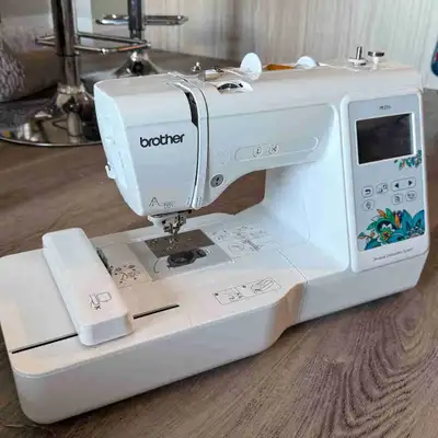 Brother PE535 embroidery machine, View more