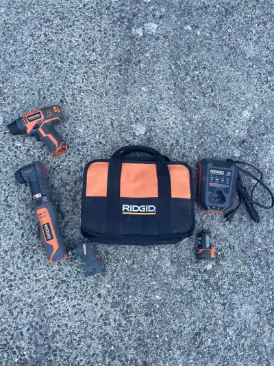Ridgid 12v kit.  firm price.  great value. , View more