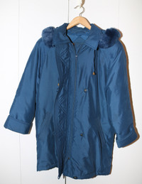 Women's Lined Hooded Parka Jacket