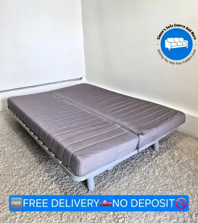 FREE DELIVERY IKEA Beddinge/Lövas Gray Futon/Sofabed Sofa/Couch, View more