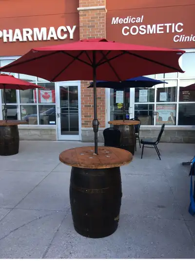 oak Barrel Table - starting $165, View more