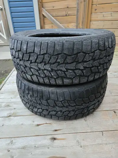 2 Hercules Avalanche winter tires 215/55 R17 Asking $60 for pair