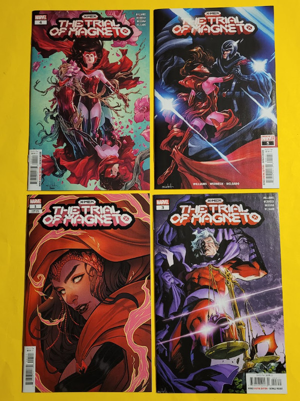 The Trial of Magneto (Marvel Comics) 1, 3-5 (Scarlet Witch dead) in Comics & Graphic Novels in Fredericton