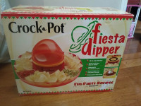 New Electric Crock Pot Fiesta Dipper Dip Warmer Chip Tray