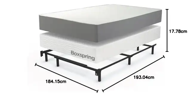 Zinus King Bed Compack 7 Inch Metal Bed Frame in Beds & Mattresses in Markham / York Region - Image 4