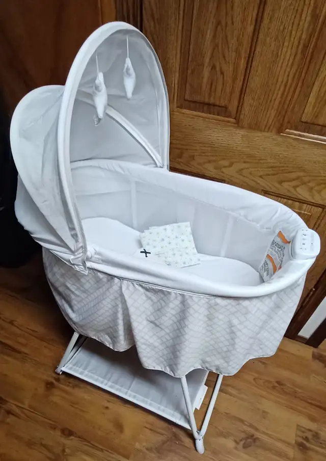 DELTA BASSINET PLUS BABYMOOV & BABYMOOV HEAD SUPPORT in Cribs in Winnipeg - Image 3