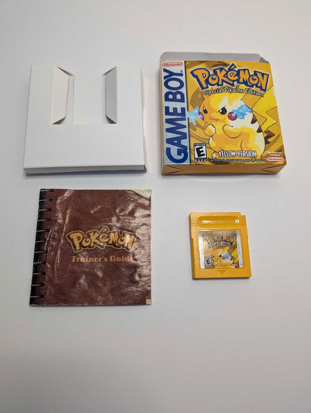Authentic Pokemon Yellow with Repro Box in Older Generation in Winnipeg