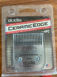 NOS Andis Ceramic Edge carbon infused S/S blade 4FC 9.5mm