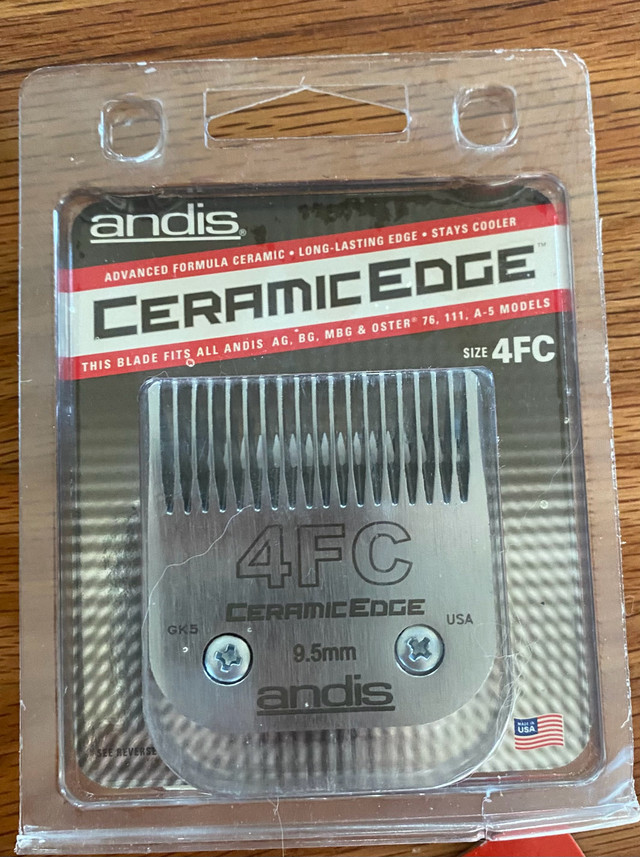 NOS Andis Ceramic Edge carbon infused S/S blade 4FC 9.5mm in Accessories in Kingston