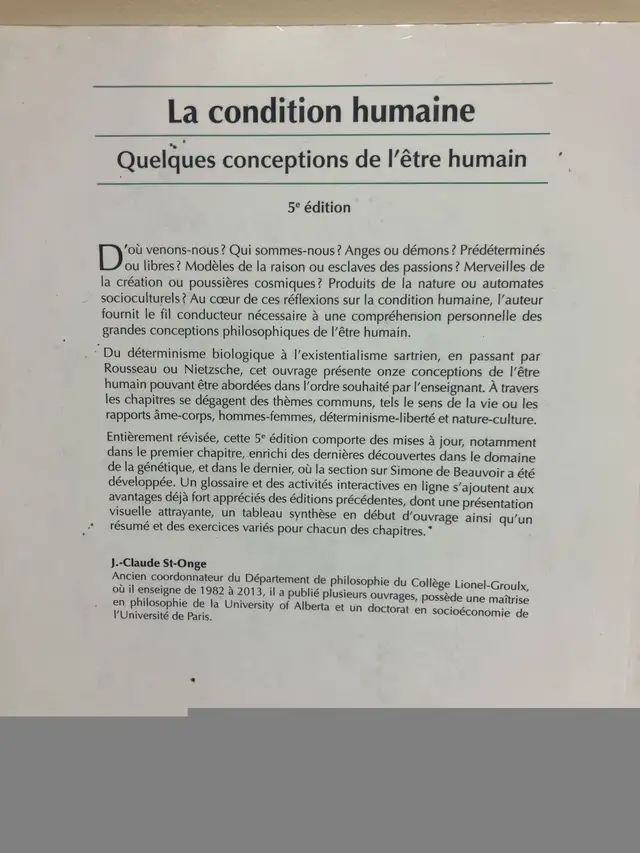 The Human Condition (with code)559281041708820481
