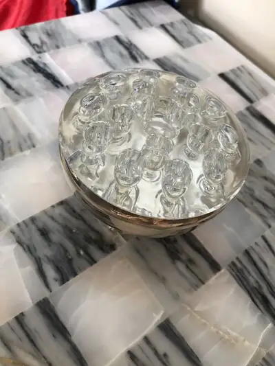 Vintage Wm A Rogers silver plated flower  pod Made in Canada, View more