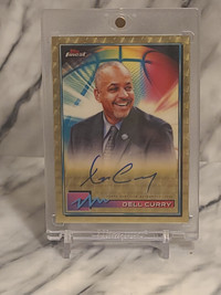 Dell Curry – Topps Finest (1/1 Autograph Superfractor) - $250