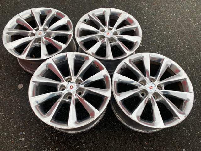 Set of 19X8.5 ET39 Cadillac XTS 2013-2017 wheels fair used cond in Tires & Rims in Delta/Surrey/Langley