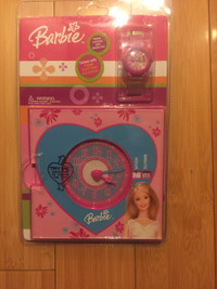 Barbie time tutor clock