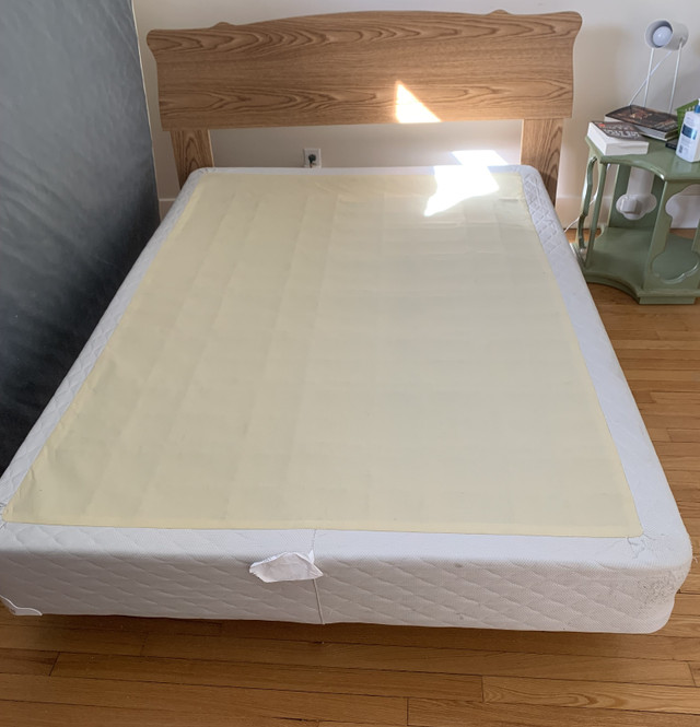 BED SET - Frame, mattress, box spring in Beds & Mattresses in Winnipeg - Image 2