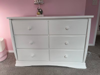 Charlie 6 Drawer Double Baby Dresser - Great Condition