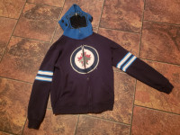 Boy's size L Jets goalie hoodie