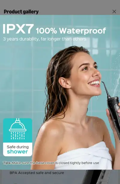PROOFFESIONAL WATER PICK NEW RETAILS WITH TAXES $50, View more