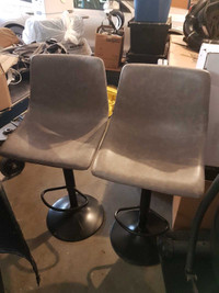 Grey bar stools