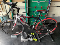 Bike with trainer